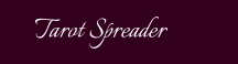Tarot Spreader's Tarot Spread Maker Logo